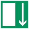 Pictogram 376 - “Emergency exit direction”